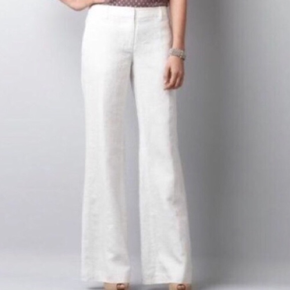 Marisa trouser white linen pants